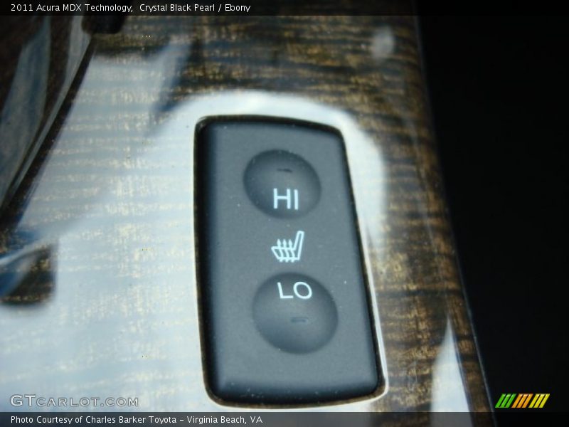 Crystal Black Pearl / Ebony 2011 Acura MDX Technology