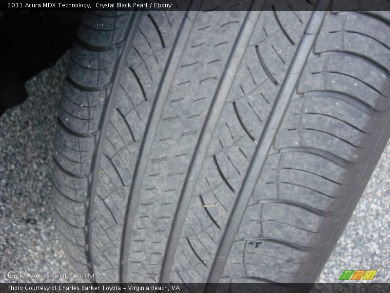 Crystal Black Pearl / Ebony 2011 Acura MDX Technology