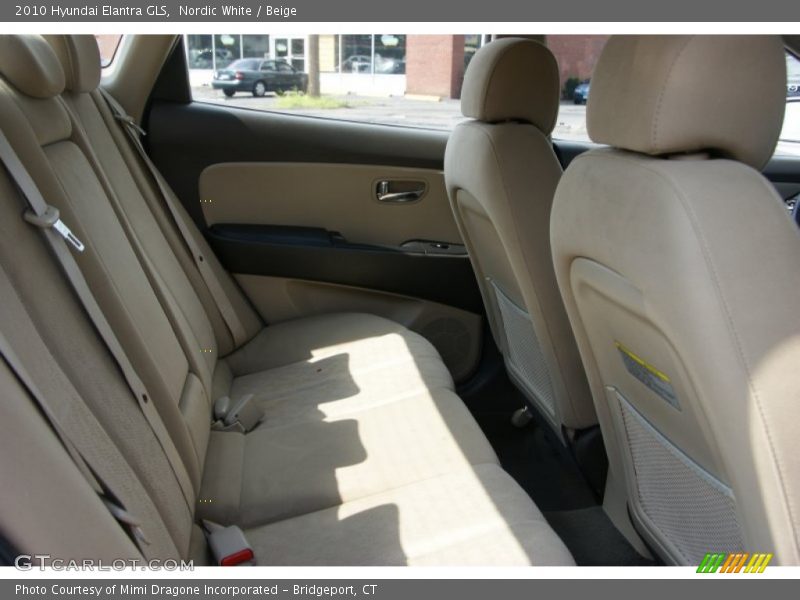 Nordic White / Beige 2010 Hyundai Elantra GLS
