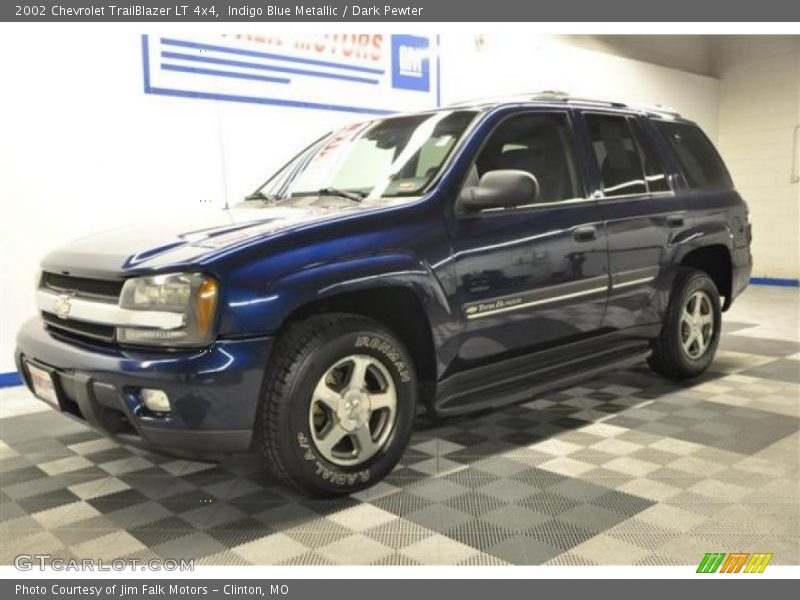 Indigo Blue Metallic / Dark Pewter 2002 Chevrolet TrailBlazer LT 4x4