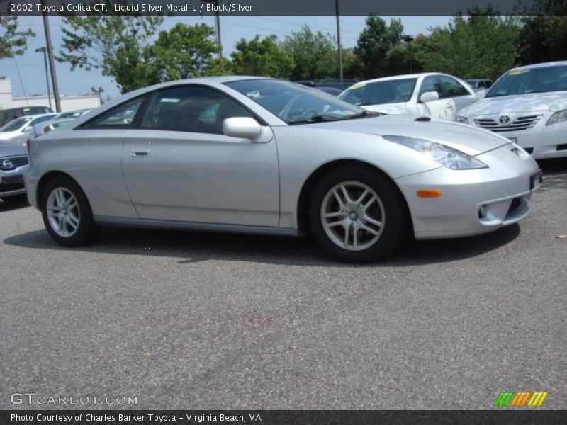 Liquid Silver Metallic / Black/Silver 2002 Toyota Celica GT
