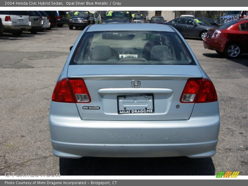 Opal Silver Blue Metallic / Gray 2004 Honda Civic Hybrid Sedan