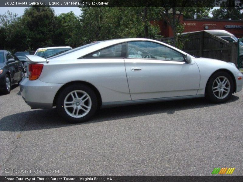 Liquid Silver Metallic / Black/Silver 2002 Toyota Celica GT