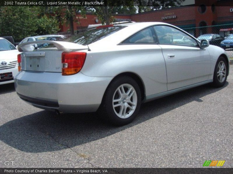 Liquid Silver Metallic / Black/Silver 2002 Toyota Celica GT