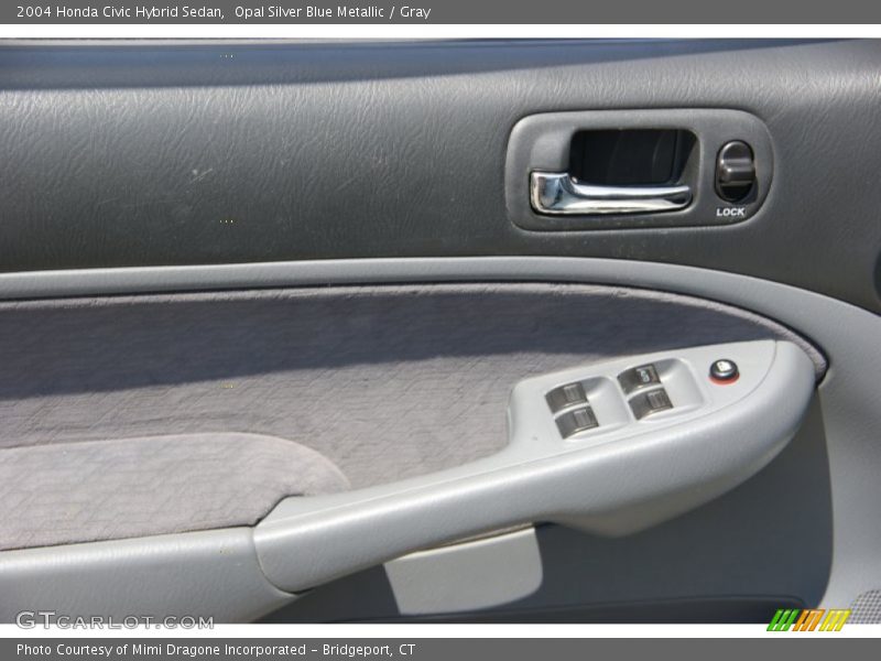Opal Silver Blue Metallic / Gray 2004 Honda Civic Hybrid Sedan
