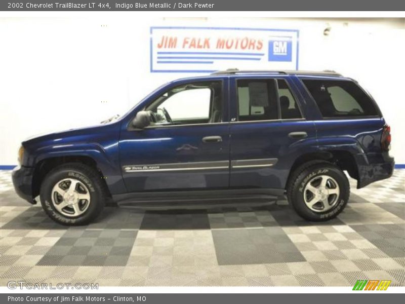 Indigo Blue Metallic / Dark Pewter 2002 Chevrolet TrailBlazer LT 4x4