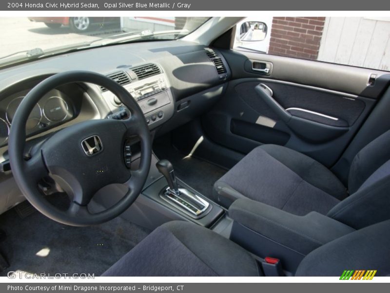 Opal Silver Blue Metallic / Gray 2004 Honda Civic Hybrid Sedan