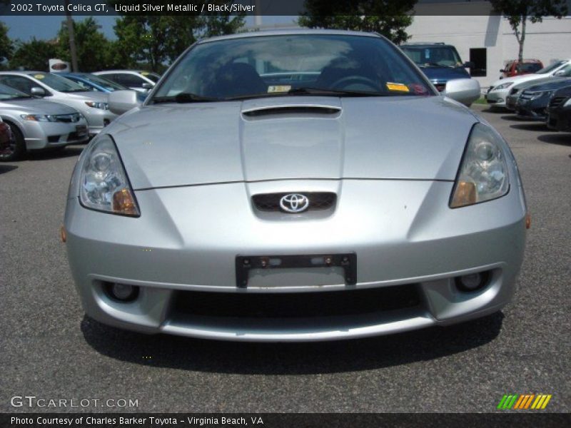 Liquid Silver Metallic / Black/Silver 2002 Toyota Celica GT