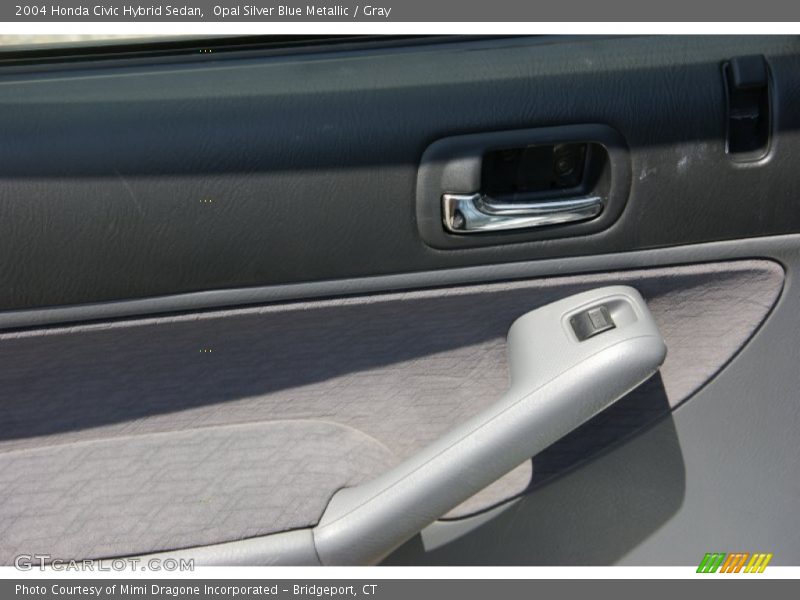 Opal Silver Blue Metallic / Gray 2004 Honda Civic Hybrid Sedan