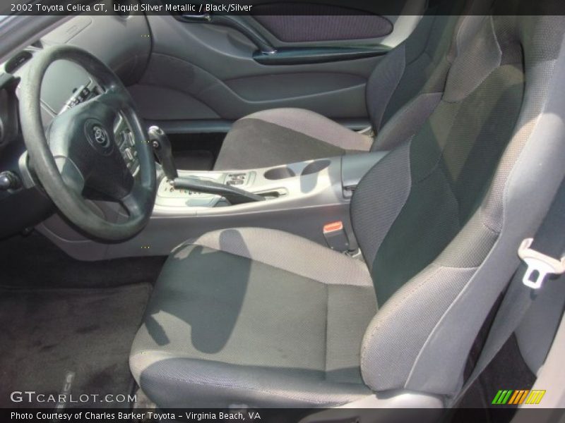 Liquid Silver Metallic / Black/Silver 2002 Toyota Celica GT