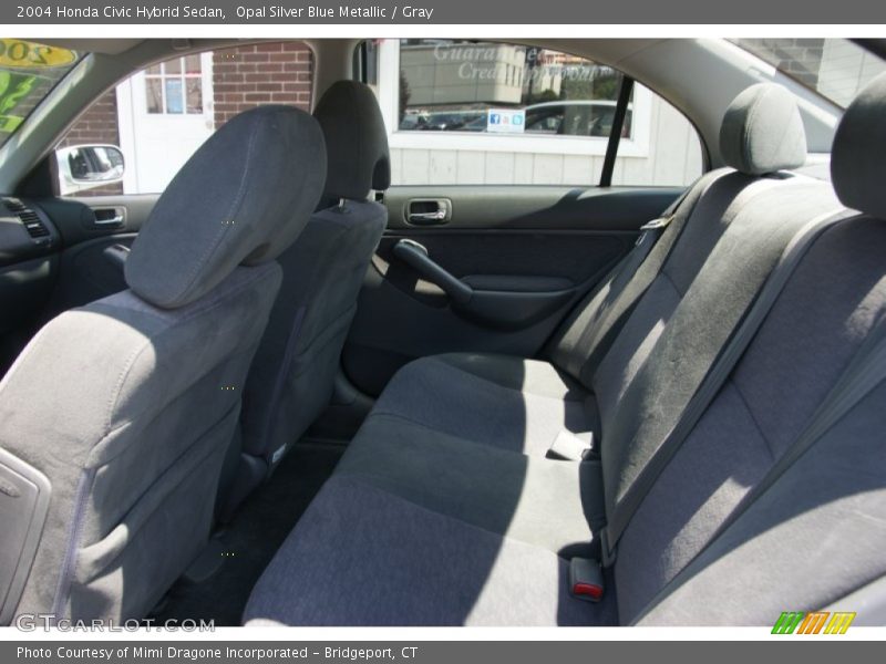 Opal Silver Blue Metallic / Gray 2004 Honda Civic Hybrid Sedan