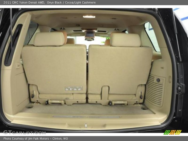 Onyx Black / Cocoa/Light Cashmere 2011 GMC Yukon Denali AWD