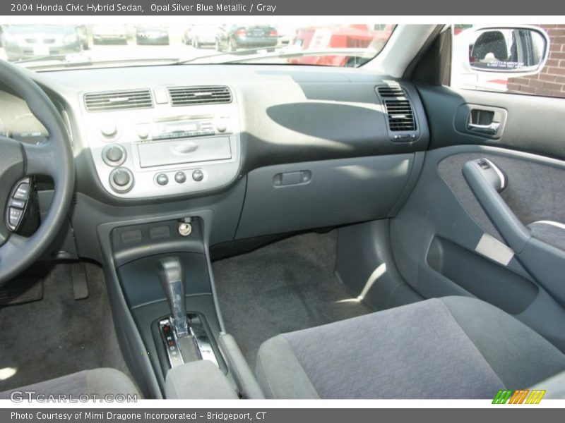 Opal Silver Blue Metallic / Gray 2004 Honda Civic Hybrid Sedan