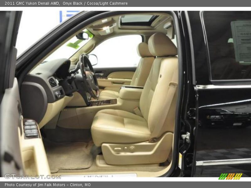 Onyx Black / Cocoa/Light Cashmere 2011 GMC Yukon Denali AWD