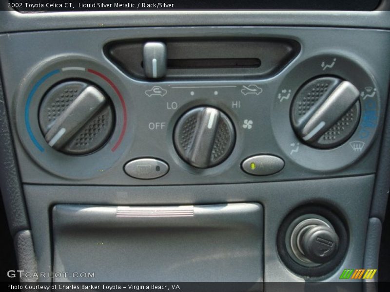 Liquid Silver Metallic / Black/Silver 2002 Toyota Celica GT