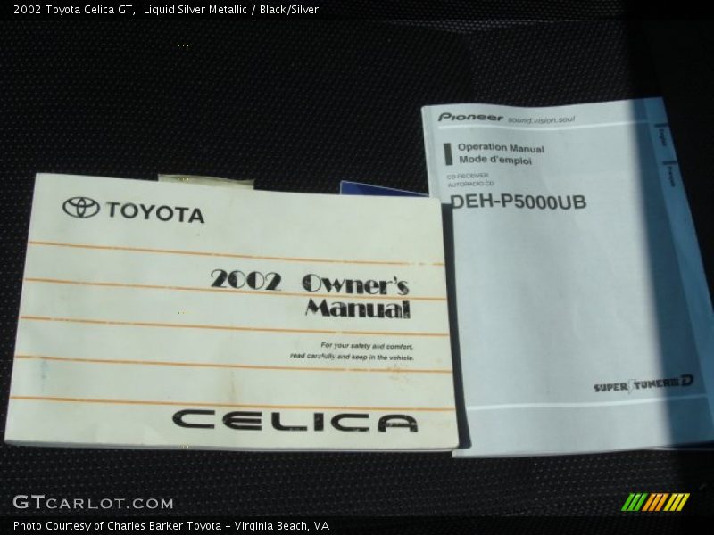 Liquid Silver Metallic / Black/Silver 2002 Toyota Celica GT