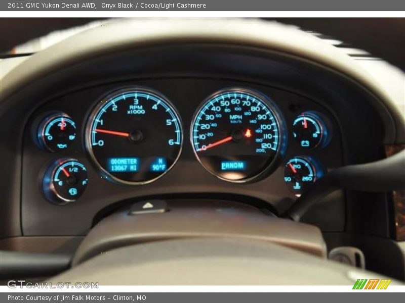 Onyx Black / Cocoa/Light Cashmere 2011 GMC Yukon Denali AWD
