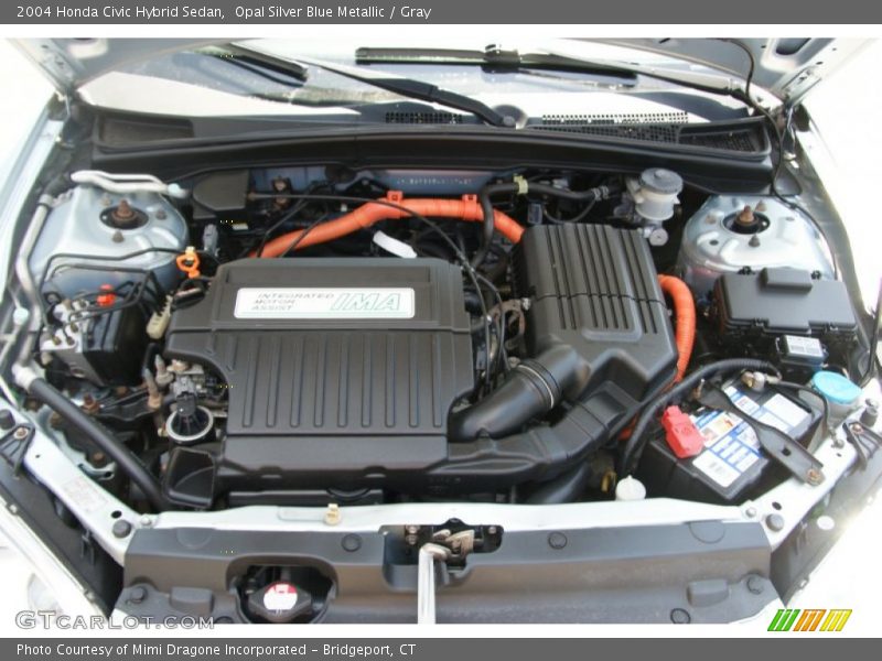 Opal Silver Blue Metallic / Gray 2004 Honda Civic Hybrid Sedan