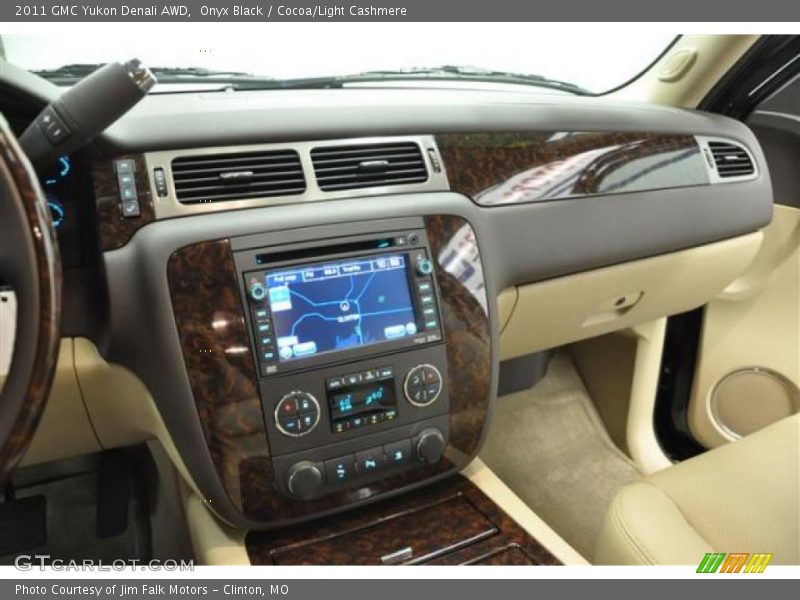 Onyx Black / Cocoa/Light Cashmere 2011 GMC Yukon Denali AWD