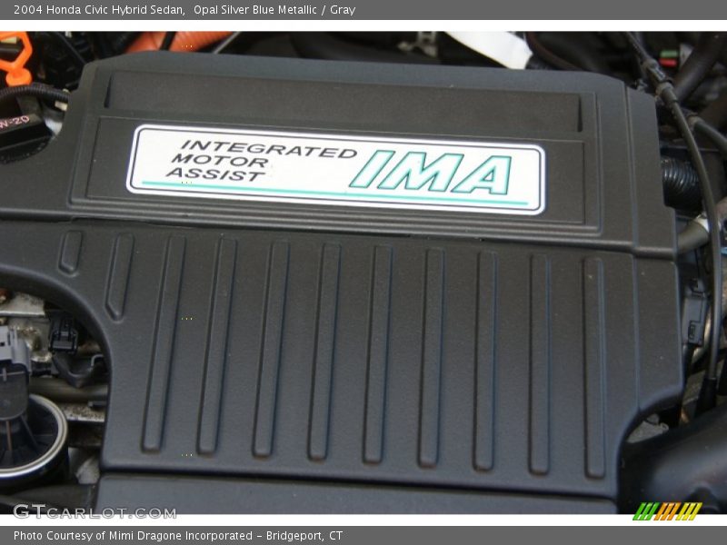 Opal Silver Blue Metallic / Gray 2004 Honda Civic Hybrid Sedan