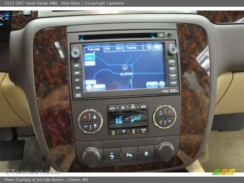 Onyx Black / Cocoa/Light Cashmere 2011 GMC Yukon Denali AWD