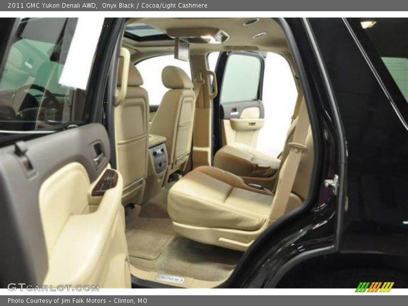 Onyx Black / Cocoa/Light Cashmere 2011 GMC Yukon Denali AWD