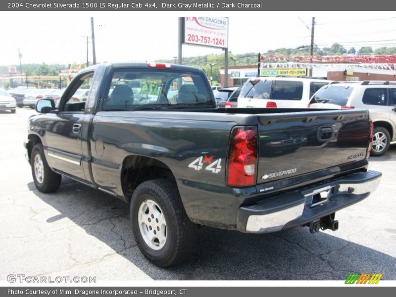 Dark Gray Metallic / Dark Charcoal 2004 Chevrolet Silverado 1500 LS Regular Cab 4x4