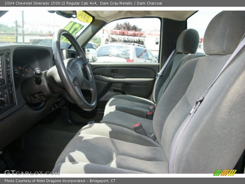 Dark Gray Metallic / Dark Charcoal 2004 Chevrolet Silverado 1500 LS Regular Cab 4x4