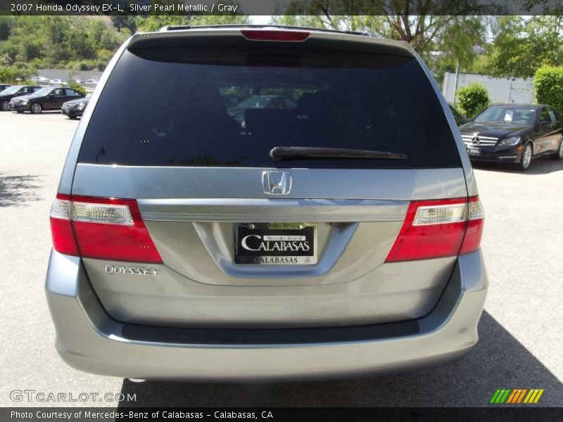 Silver Pearl Metallic / Gray 2007 Honda Odyssey EX-L