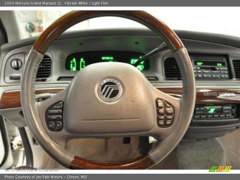 Vibrant White / Light Flint 2004 Mercury Grand Marquis LS