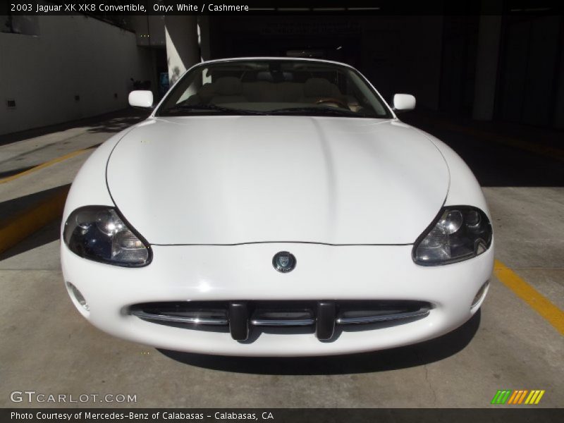 Onyx White / Cashmere 2003 Jaguar XK XK8 Convertible