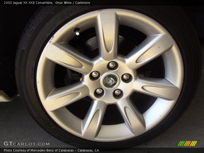 Onyx White / Cashmere 2003 Jaguar XK XK8 Convertible