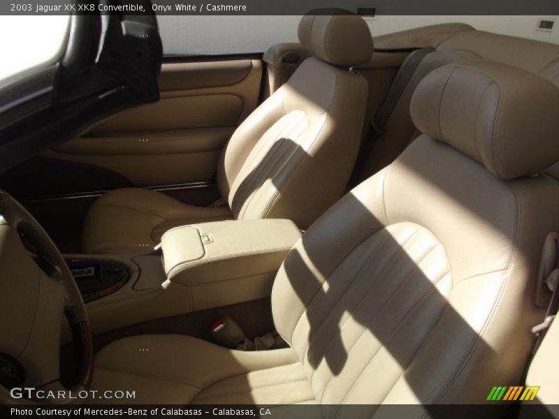 Onyx White / Cashmere 2003 Jaguar XK XK8 Convertible