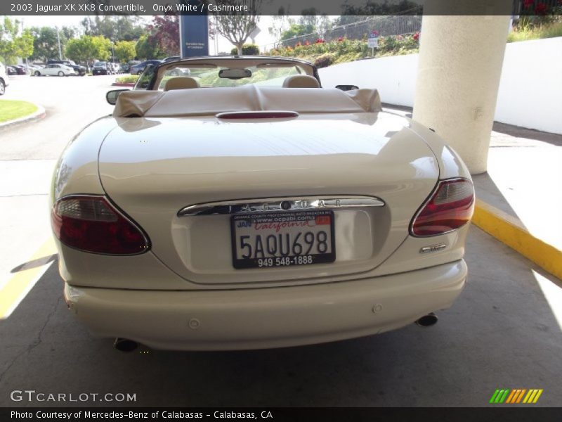 Onyx White / Cashmere 2003 Jaguar XK XK8 Convertible