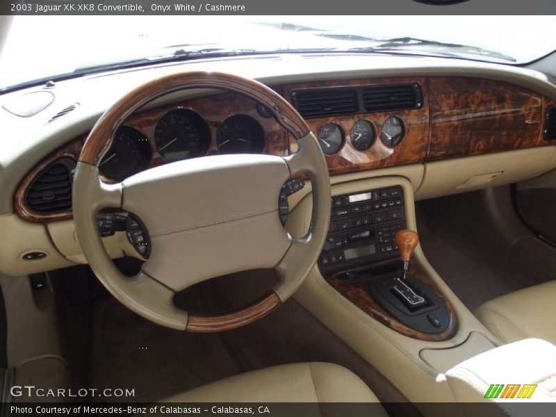 Onyx White / Cashmere 2003 Jaguar XK XK8 Convertible