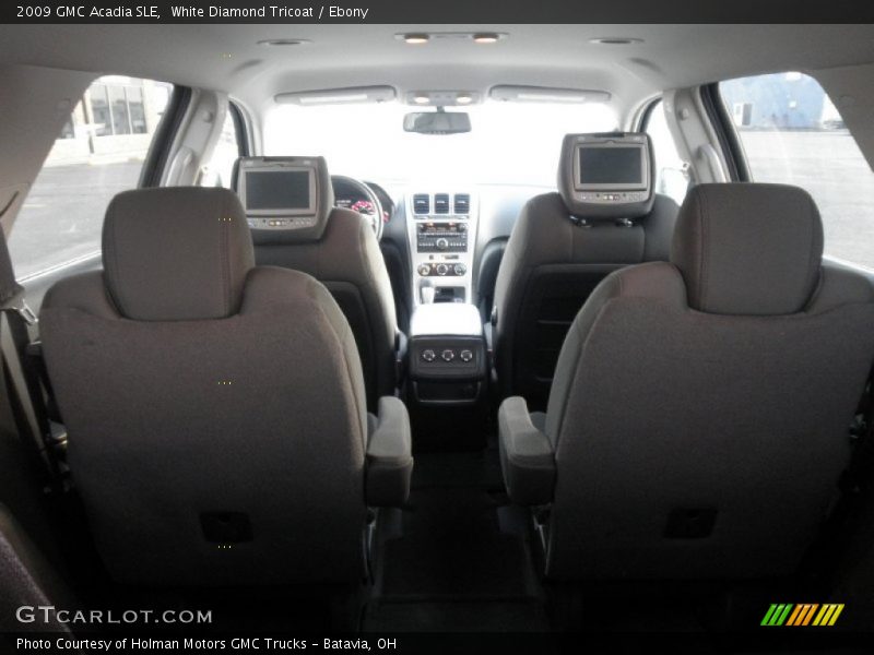 White Diamond Tricoat / Ebony 2009 GMC Acadia SLE