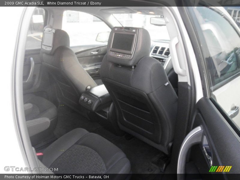 White Diamond Tricoat / Ebony 2009 GMC Acadia SLE