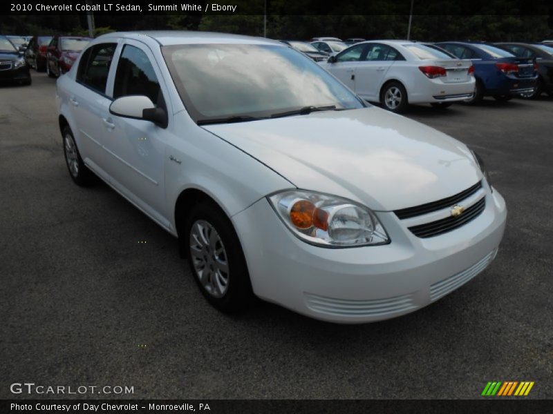 Summit White / Ebony 2010 Chevrolet Cobalt LT Sedan