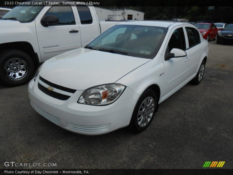 Summit White / Ebony 2010 Chevrolet Cobalt LT Sedan
