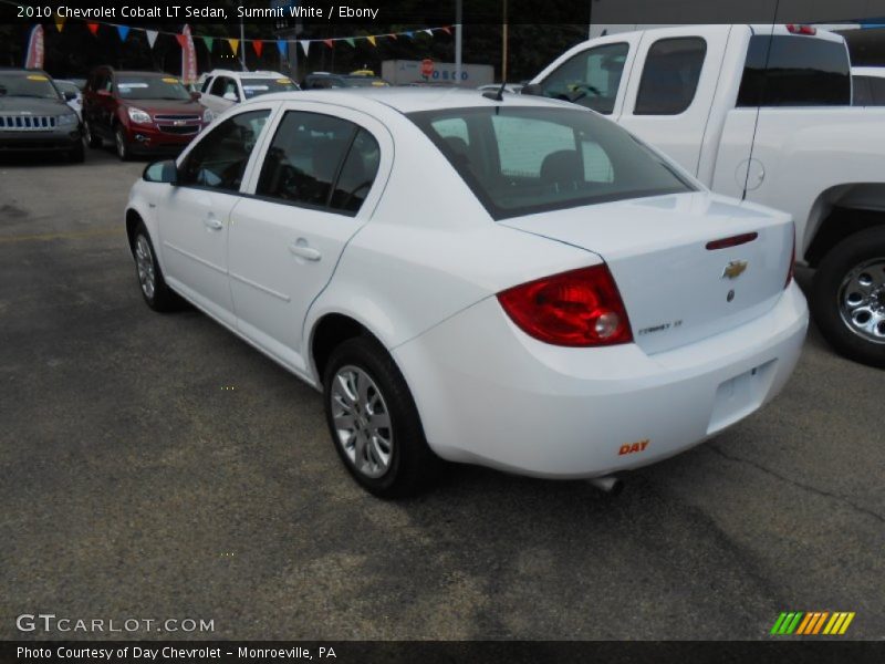 Summit White / Ebony 2010 Chevrolet Cobalt LT Sedan