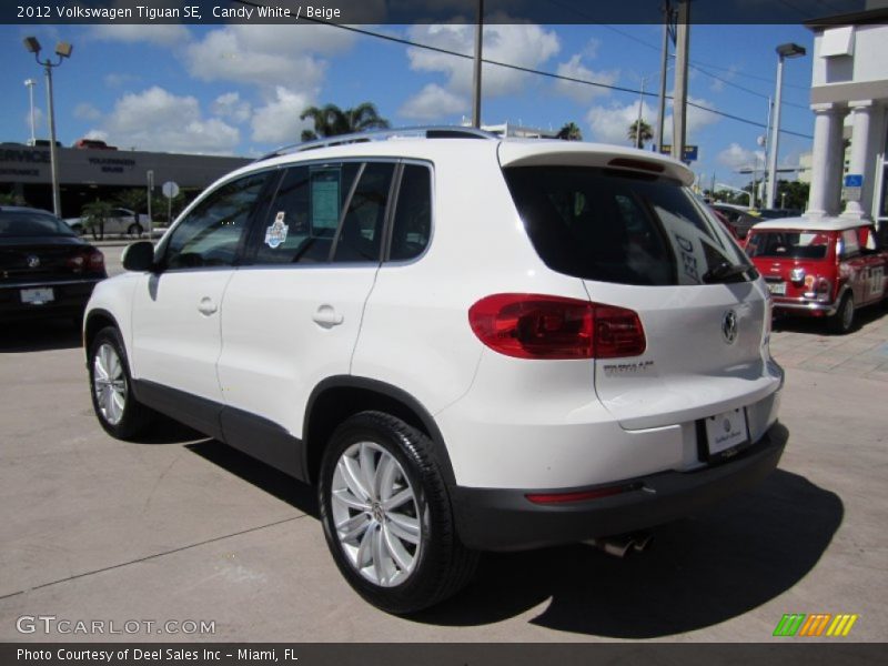 Candy White / Beige 2012 Volkswagen Tiguan SE