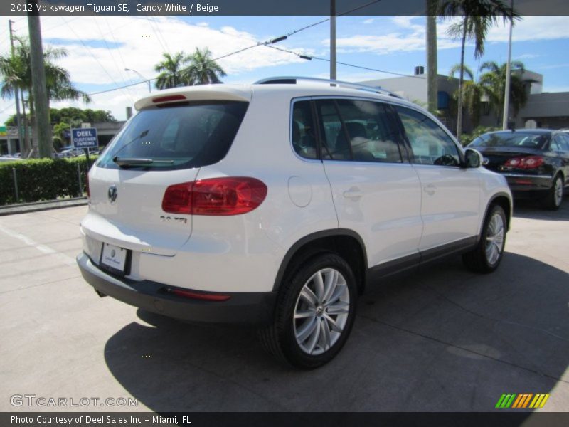 Candy White / Beige 2012 Volkswagen Tiguan SE