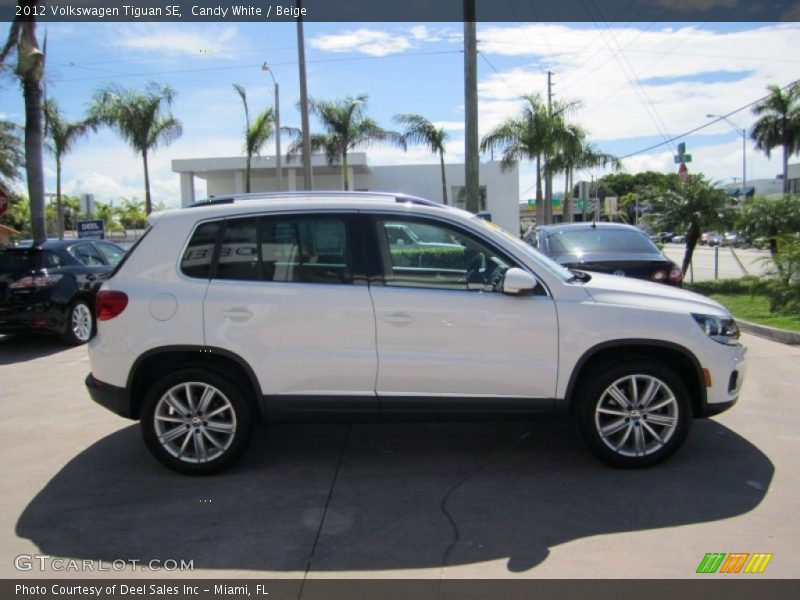 Candy White / Beige 2012 Volkswagen Tiguan SE