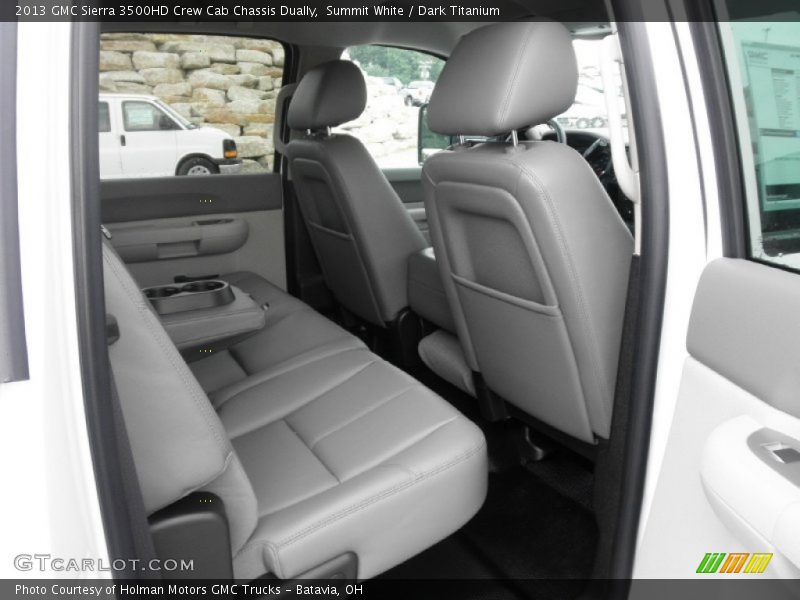 Summit White / Dark Titanium 2013 GMC Sierra 3500HD Crew Cab Chassis Dually