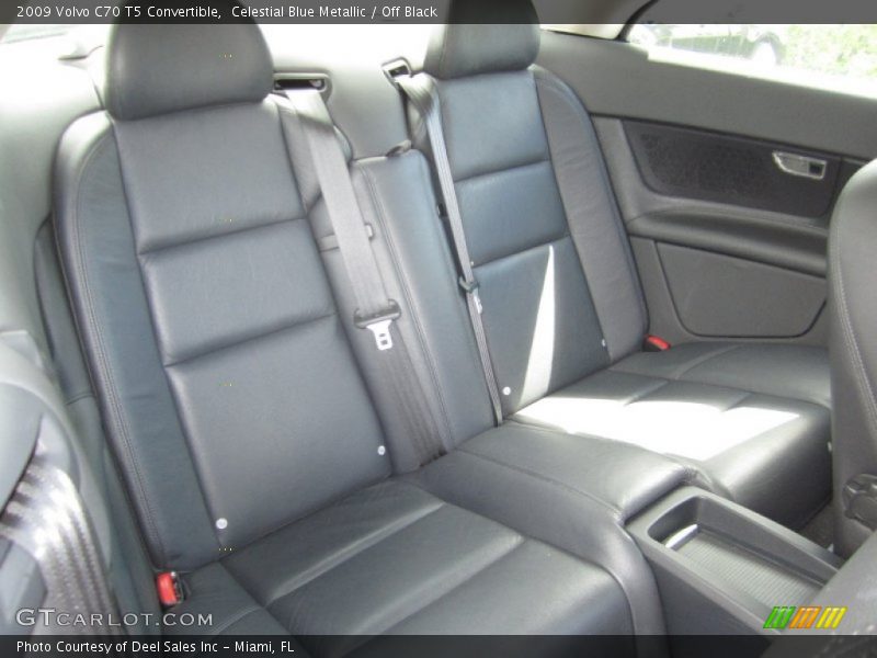 Celestial Blue Metallic / Off Black 2009 Volvo C70 T5 Convertible