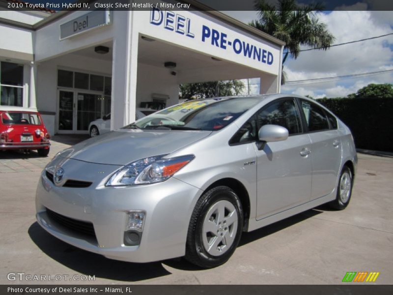 Classic Silver Metallic / Misty Gray 2010 Toyota Prius Hybrid IV