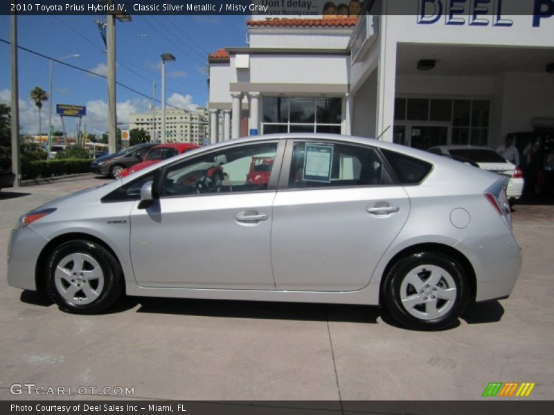 Classic Silver Metallic / Misty Gray 2010 Toyota Prius Hybrid IV