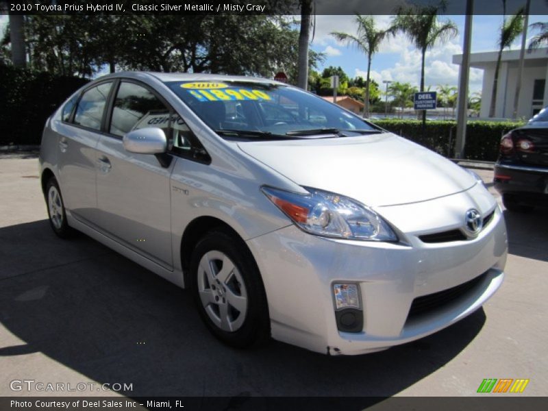 Classic Silver Metallic / Misty Gray 2010 Toyota Prius Hybrid IV