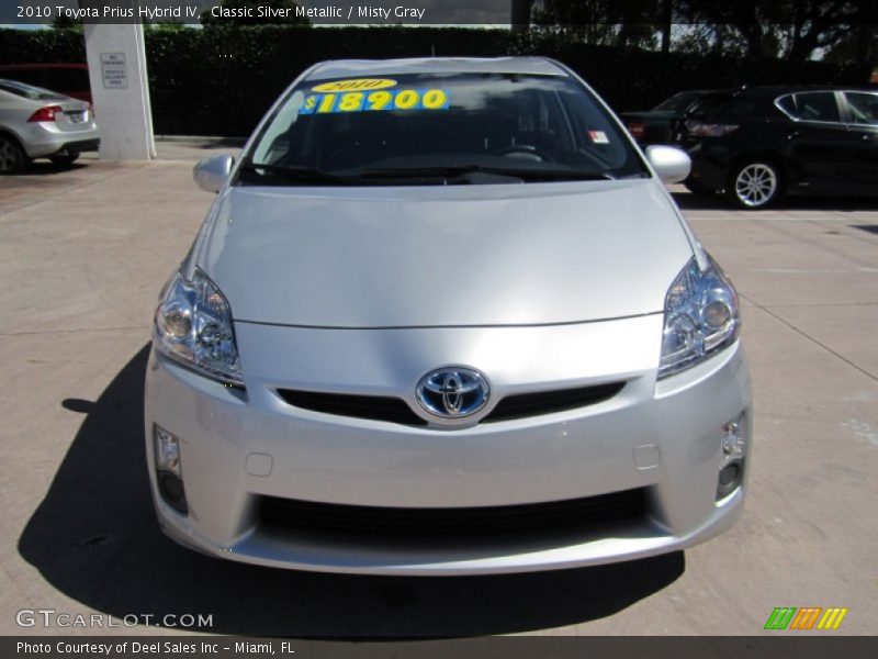 Classic Silver Metallic / Misty Gray 2010 Toyota Prius Hybrid IV