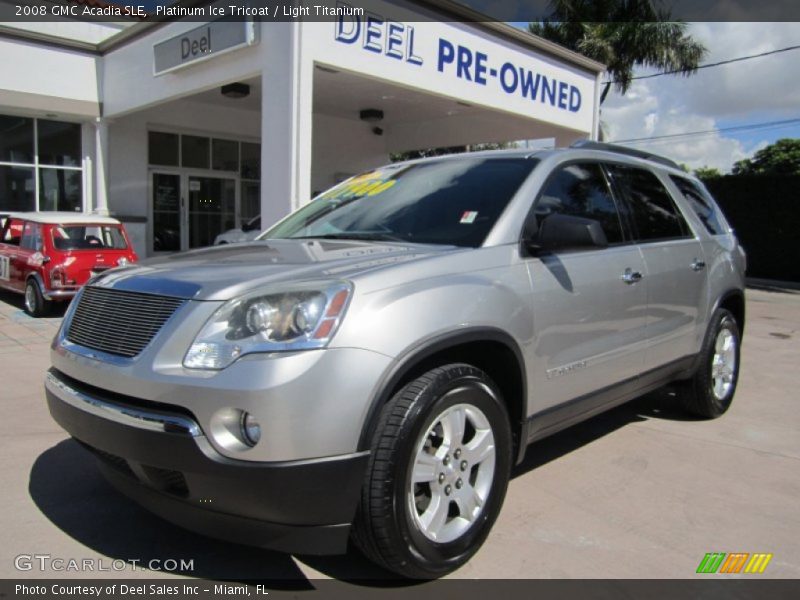 Platinum Ice Tricoat / Light Titanium 2008 GMC Acadia SLE